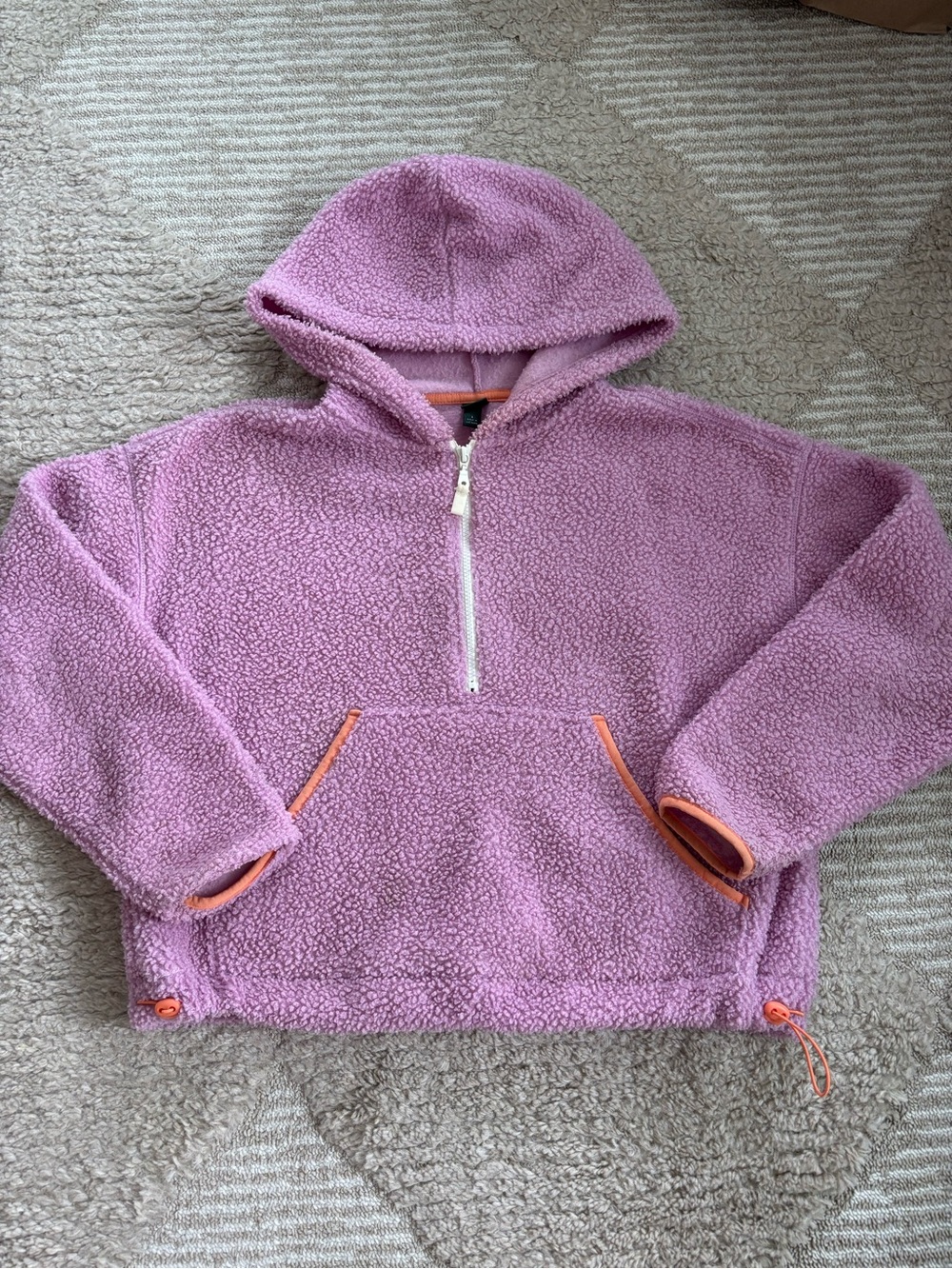 Plush Hooded Pullover